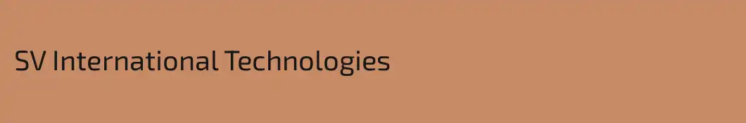 SV International Technologies